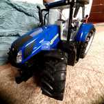 ciągnik new holland + pług bruder