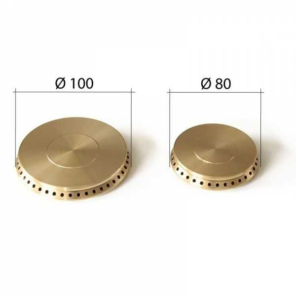 Trempe portátil a gás de 2 queimadores