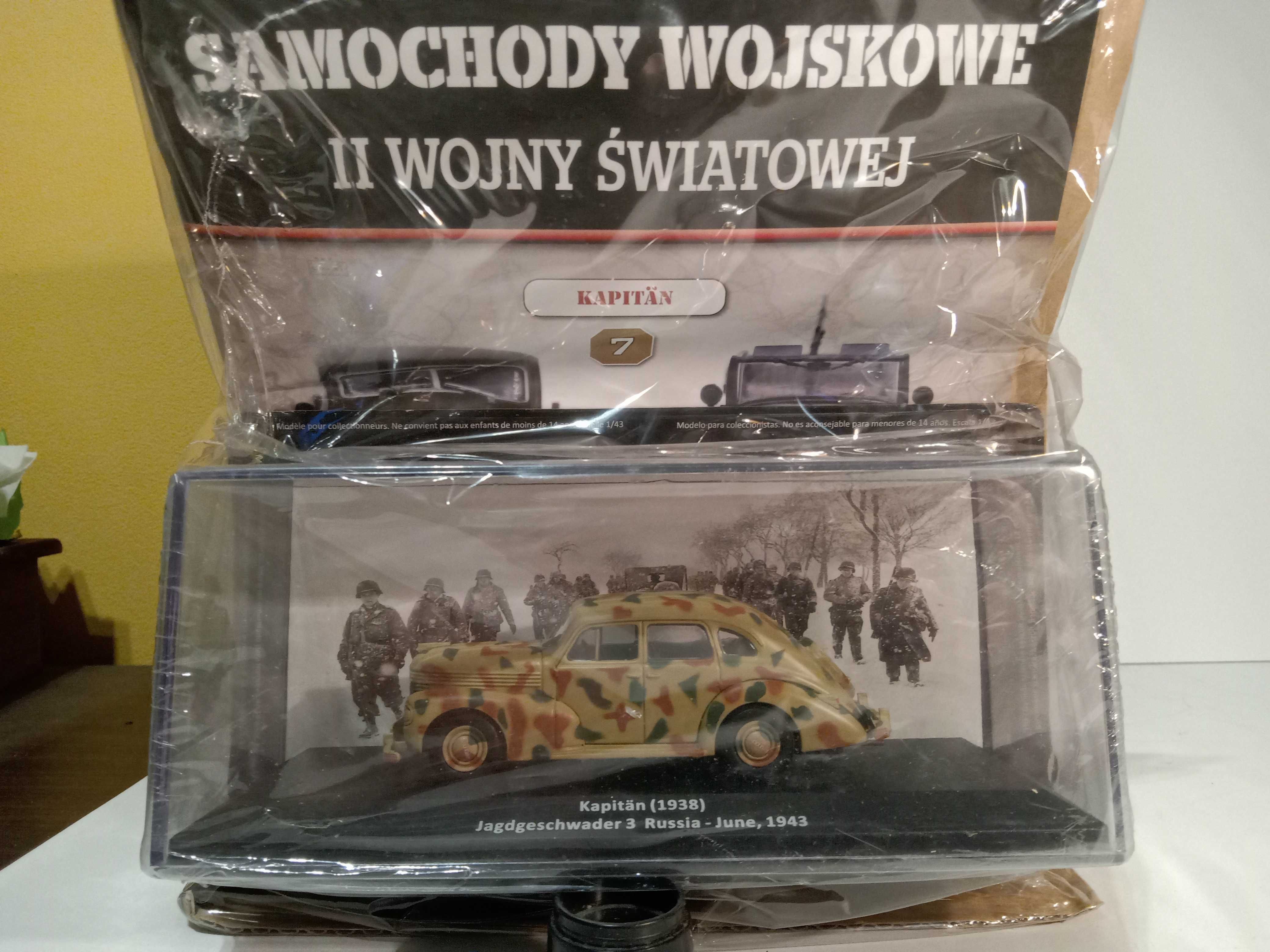 Model  samochodu wojskowego z 1943r