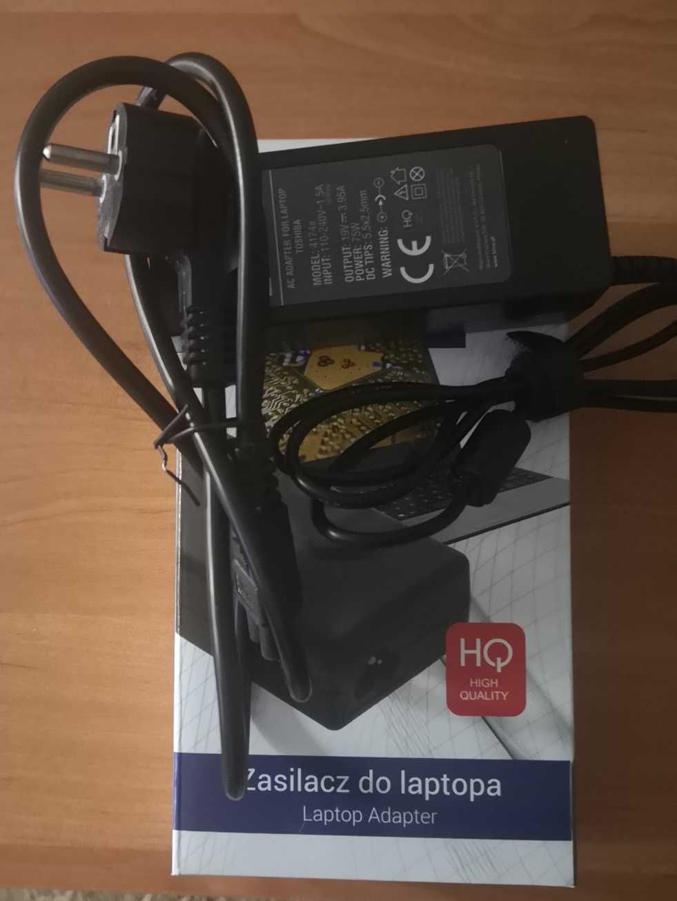 Zasilacz do Laptopa Nowy 19V/3,95A/75W Wtyk 5,5x2,5mm