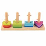 Sorter Geometryczny kształtów z kolorowymi blokami