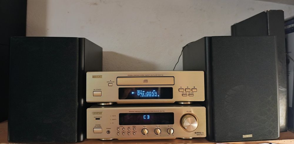 Denon DRA-F100,DCD-F100,SC-35B,RC-848. Cały zestaw. Ładny stan. Pilot