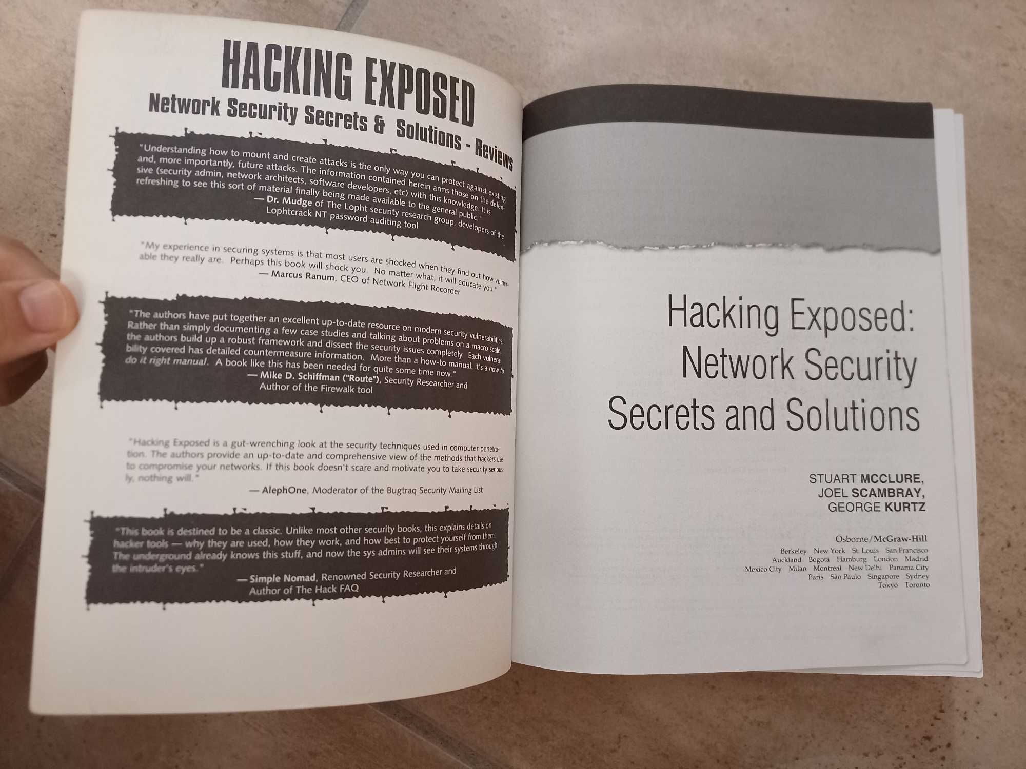 Hacking Exposed, McClure, Scambray, Kurtz