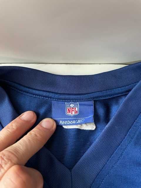 Koszulka sportowa retro NFL New York Giants Reebok L młodzieżowe