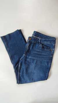 Spodnie jeansowe 42 XL granatowe C&A kieszenie