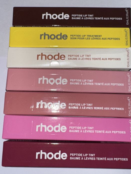 nowe błyszczyki do ust pomadki rhode