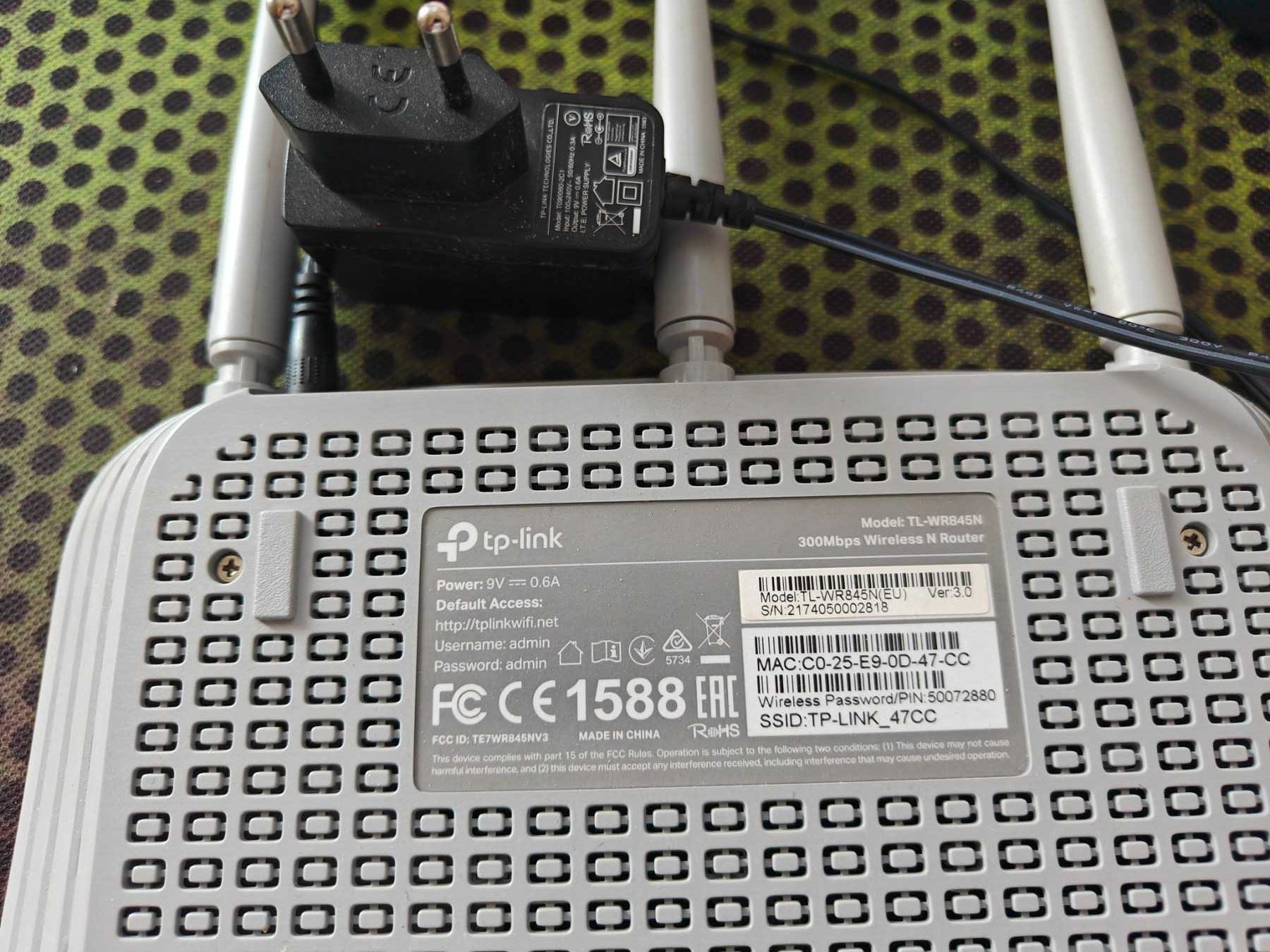 Роутер, маршрутизатор Tenda N301 (N300, WiFi 4, 100 Мбіт/с)