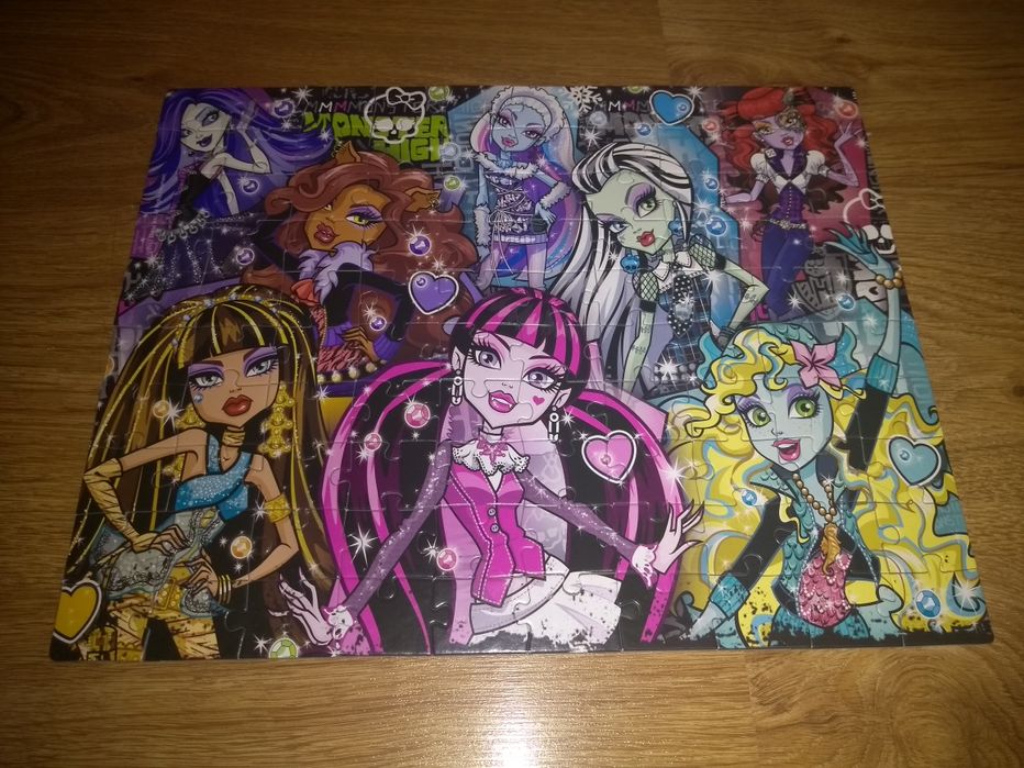 Sprzedam puzzle Monster High, 4 w 1