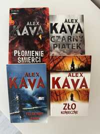 Książki Alex Cava x4sztuki