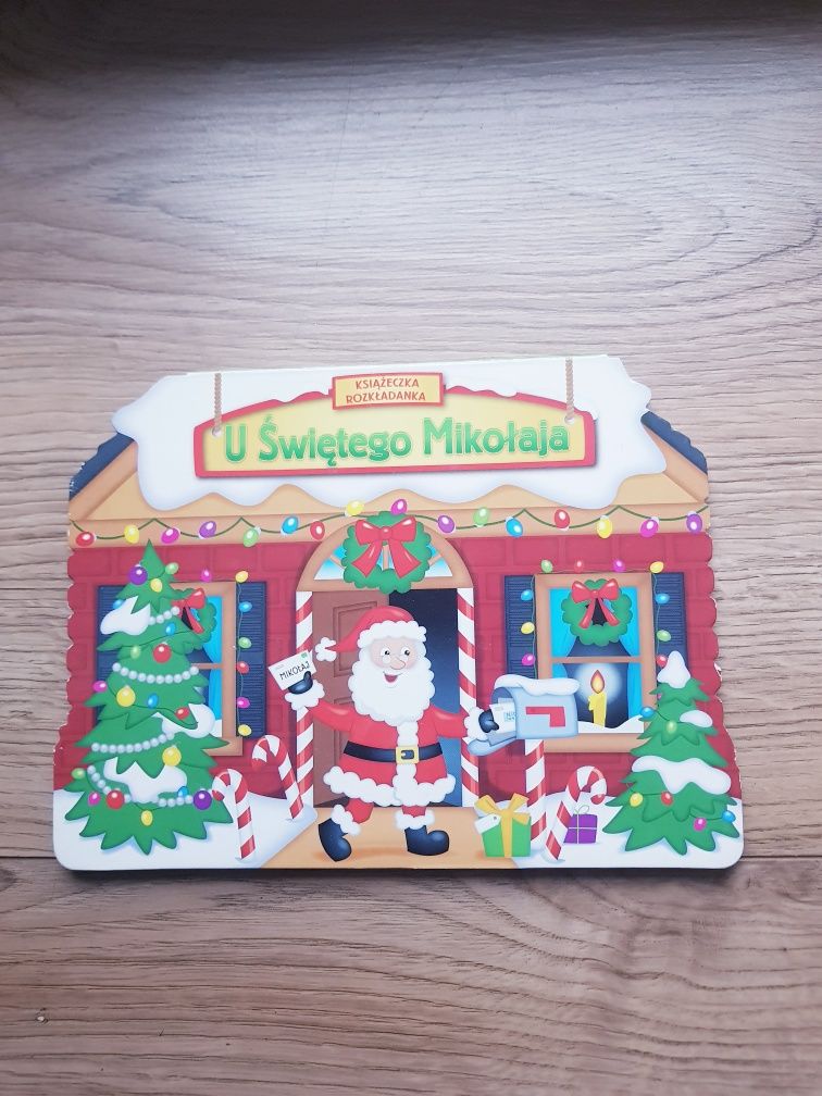 Książka dla dzieci U Świętego Mikołaja