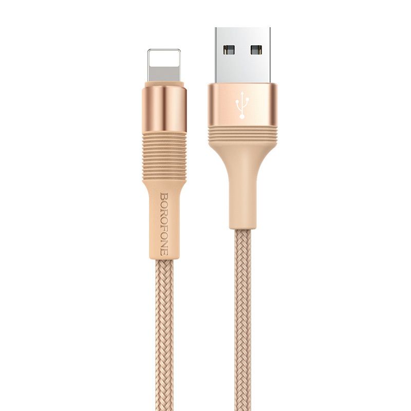 Borofone Kabel Bx21 Outstanding - Usb Na Lightning - 2,4A 1 Metr Złoty