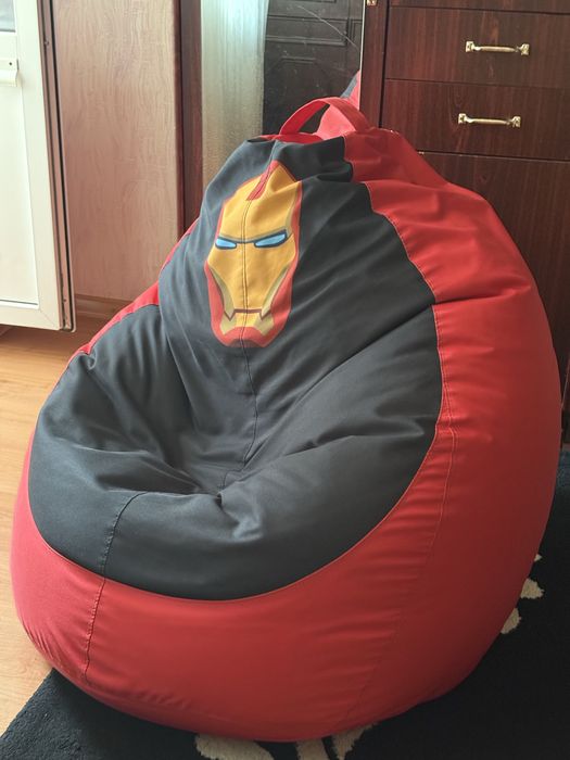 Крісло мішок Зілізна людина (Ironman)