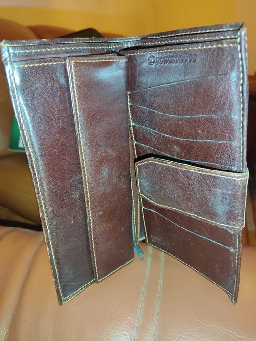 Porta moedas em pele
