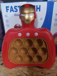 Интерактивная игрушка антистресс электронный Поп ит "Iron Man"