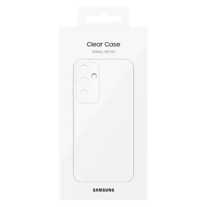 Etui Samsung Clear Case EF-QA556CTEGWW do Galaxy A55 - przezroczyste