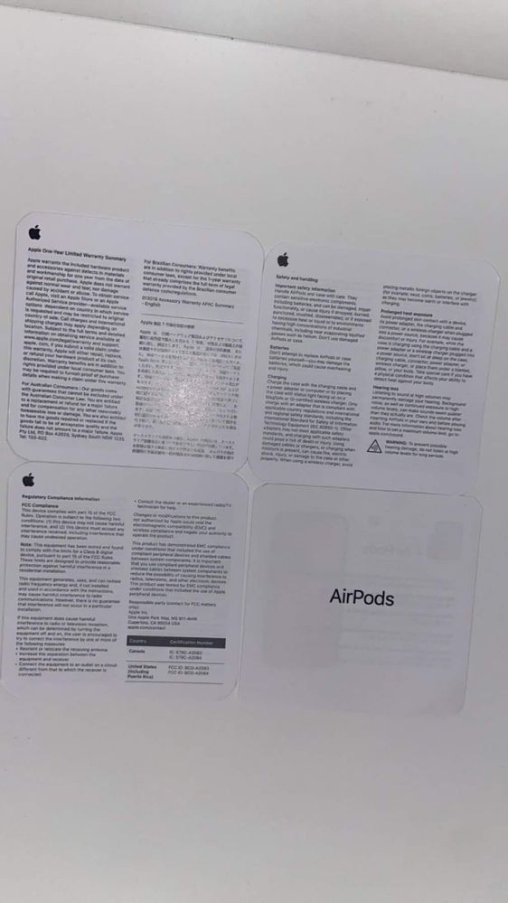 Słuchawki AirPods 3 generacji.
