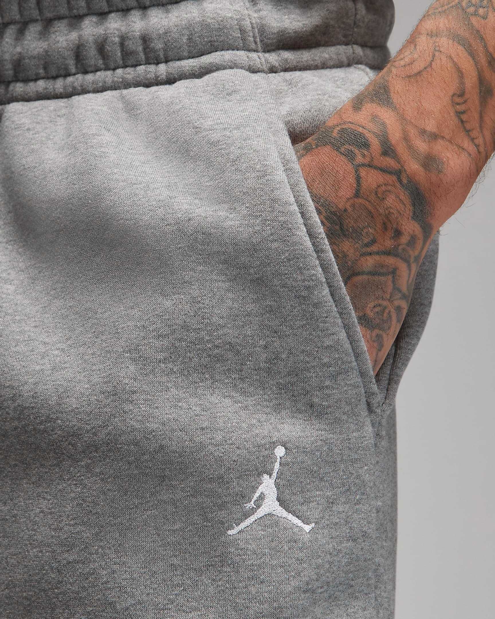 Оригінальні сірі базові штани Jordan Brooklyn Fleece S | Штаны Nike