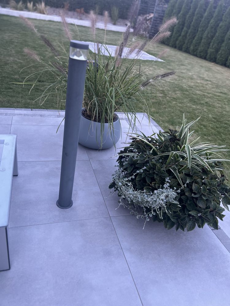Lampa ogrodowa tarasowa slupek 90 cm 3 sztuki