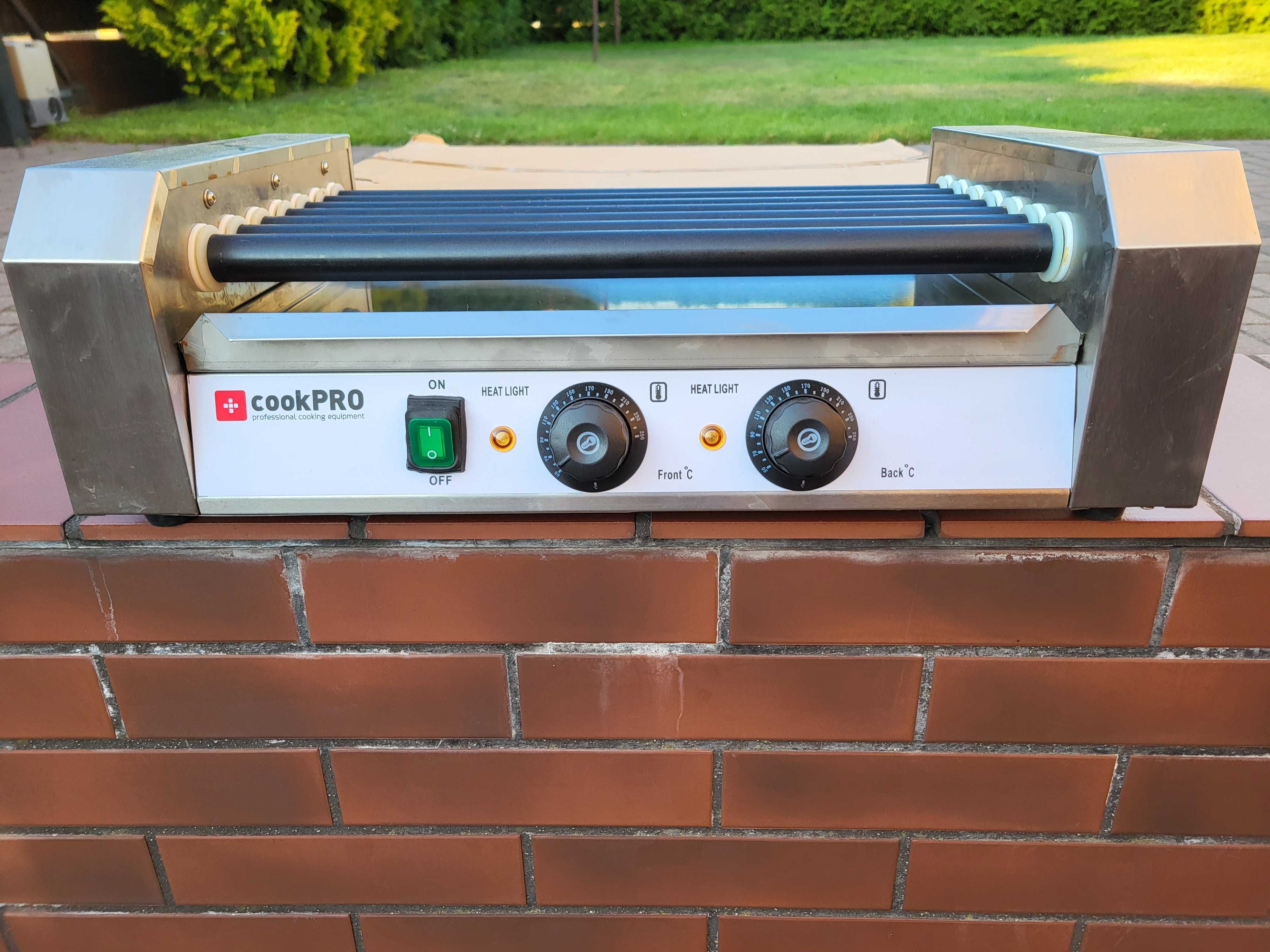 Roller grill podgrzewacz do parówek 7 rolkowy cookPRO