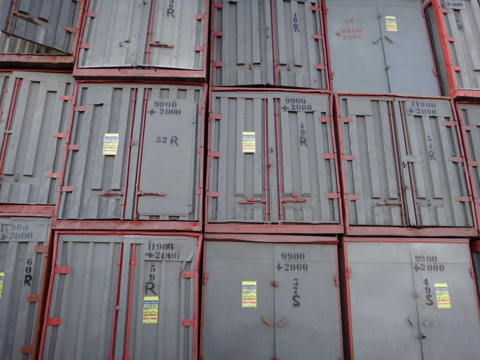 Пятитонный (футовый) морской контейнер после диагностики. Доставим.