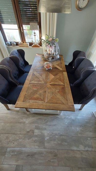 Riviera Maison Chateau Chassigny 220x100 stół do jadalni.