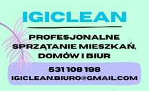 Sprzątanie domów, mieszkań i biur IGICLEAN