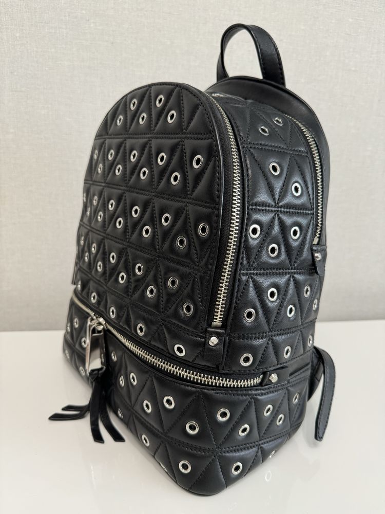 Рюкзак Michael Kors оригінал, чорний шкіряний рюкзак,сумка,Marc Jacobs