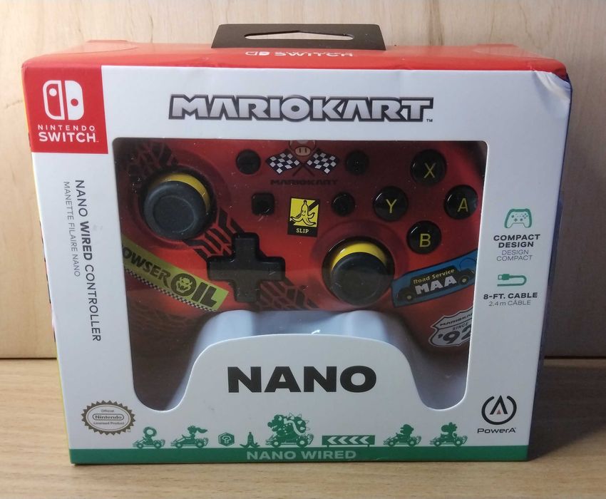 Pad przewodowy PowerA NANO Mario Kart - Nintendo Switch/OLED.