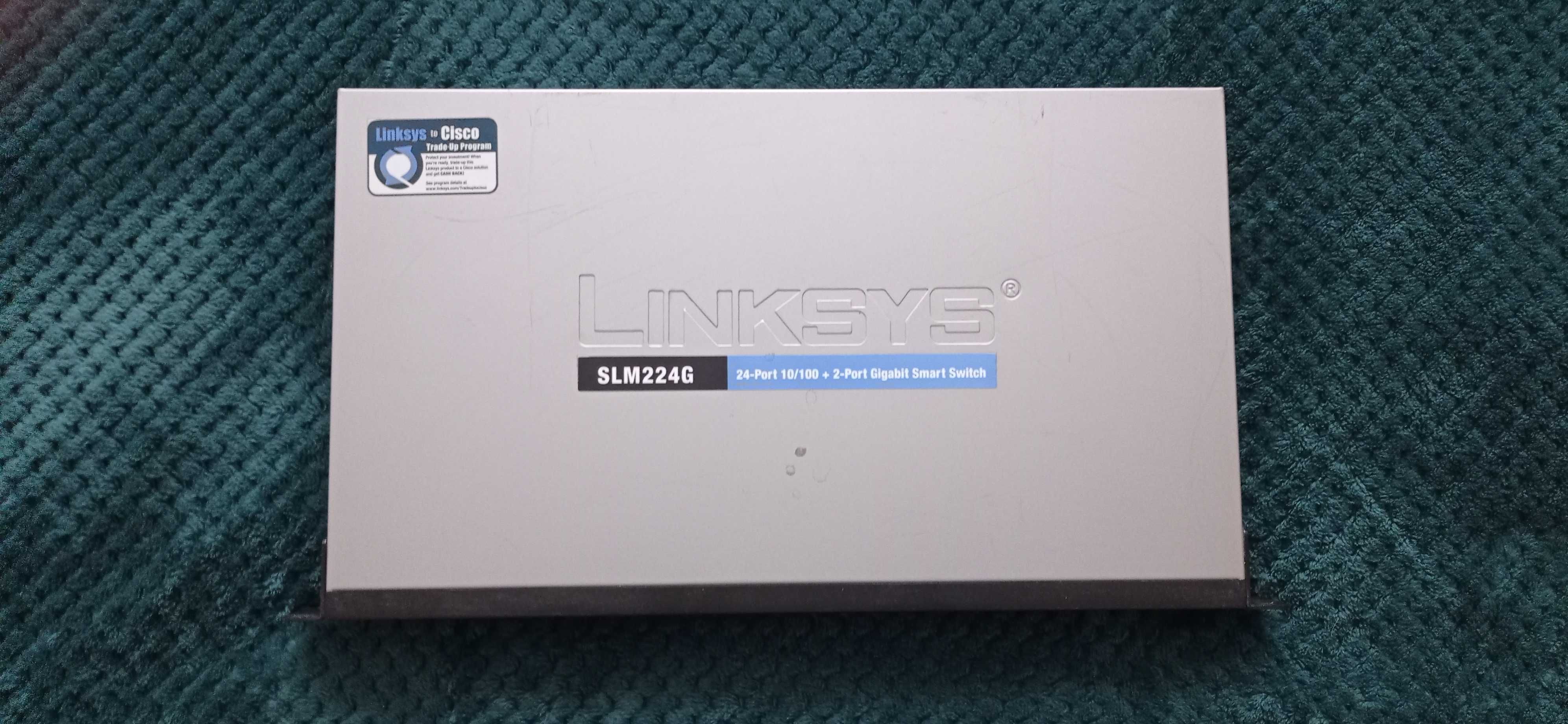 Switch linksys SLM 224G 24 port (zarządzany)