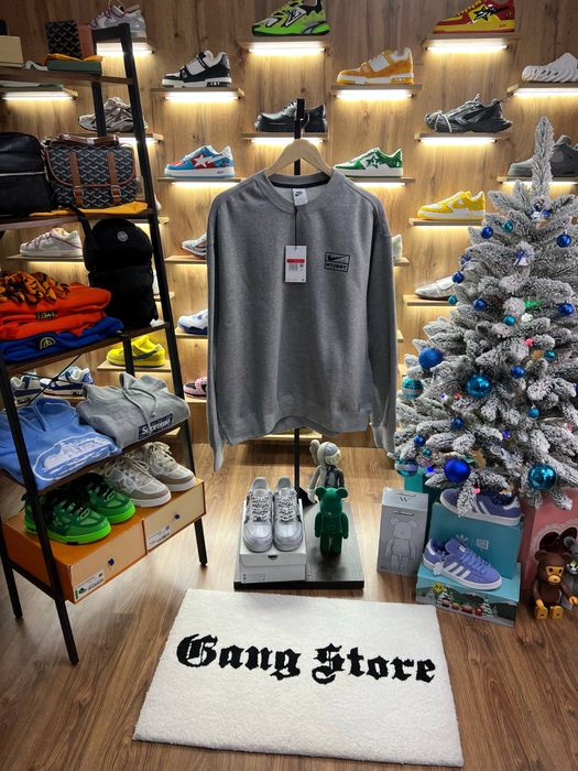 Світшот Nike x Stussy Logo Gray