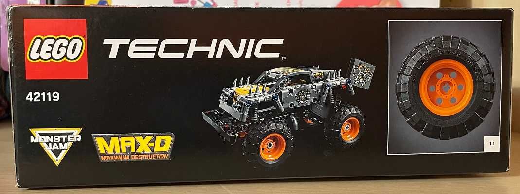 Lego Technic 42119- Monster Jam Max-D - Novo e Selado (Descontinuado)