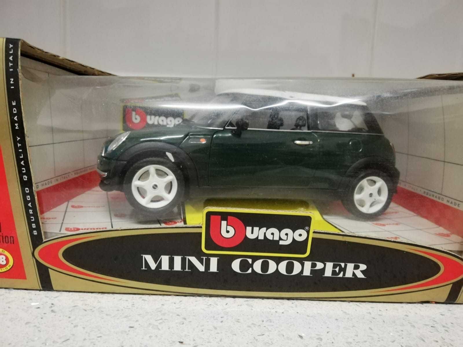 Mini Cooper Carro da Burago Escala 1/18 - Ano 2000