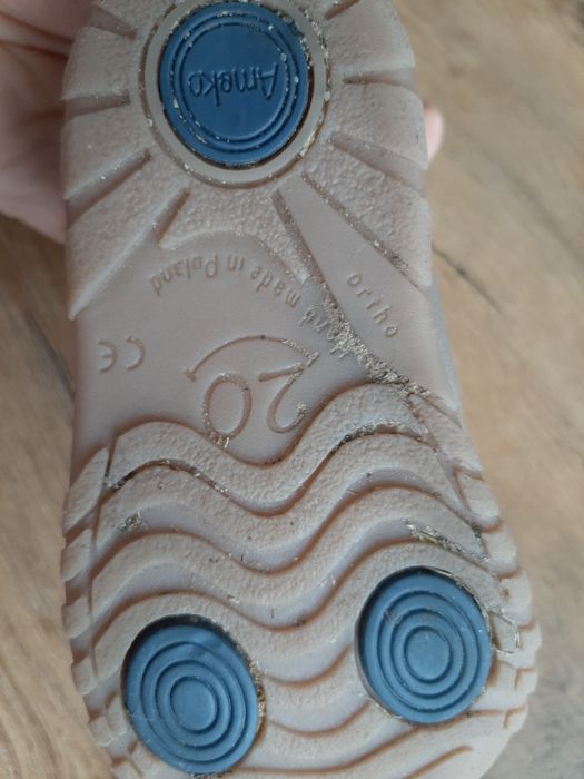 Buty kozaki trzewiki 20 Ameko skórzane skóra