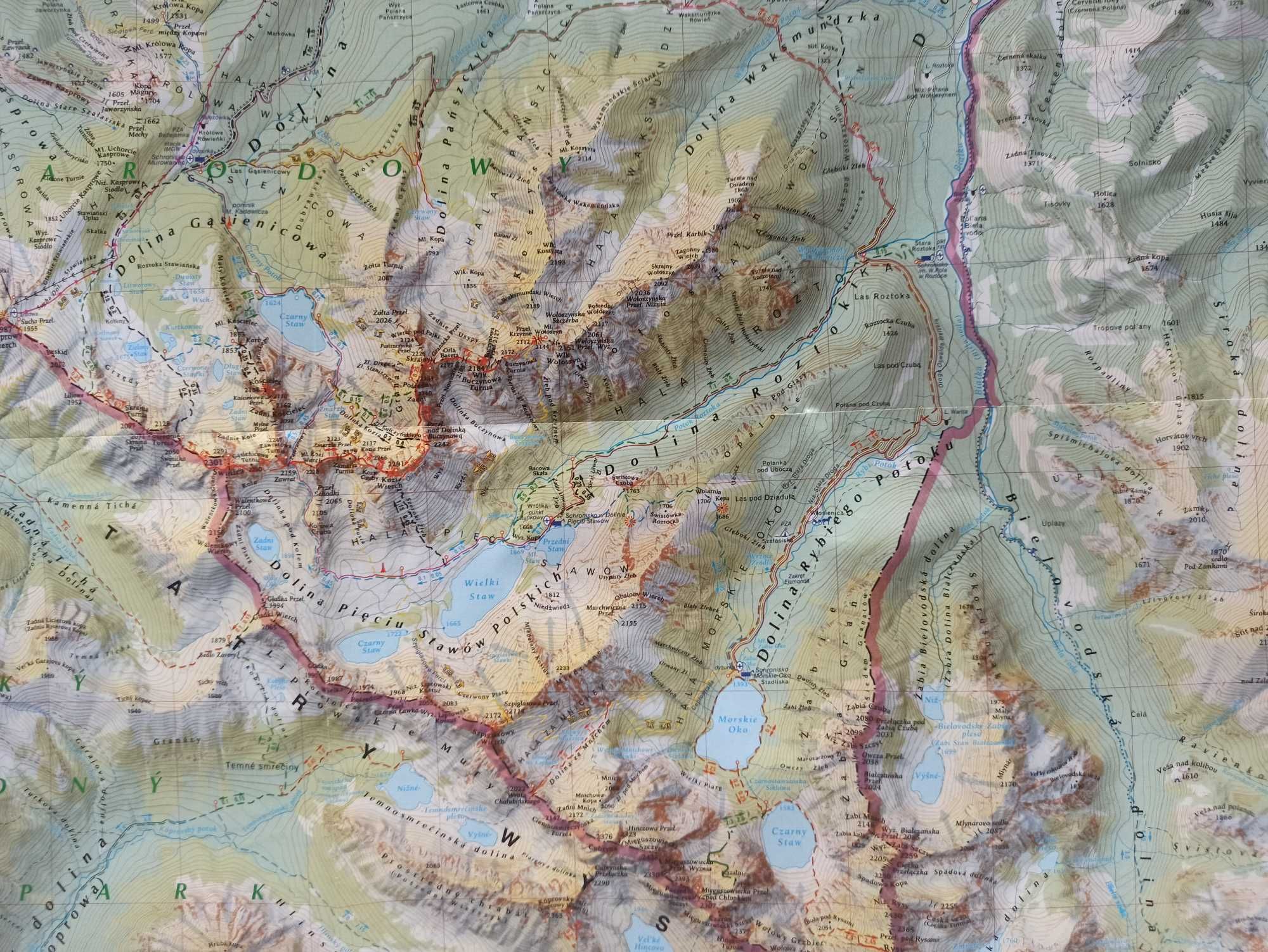 mapa turystyczna Tatry polskie wyd. Copernicus