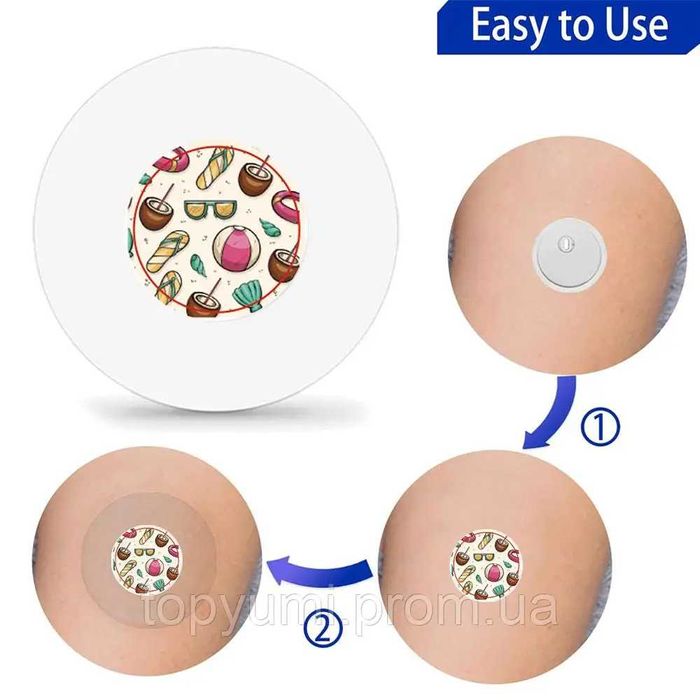 Захисні, водонепроникні наклейки + пластирі для сенсорів