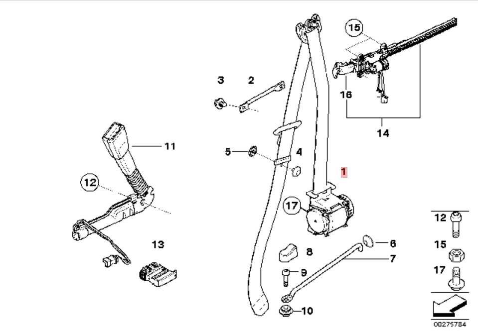 Ремінь безпеки bmw 72117284361 E90 E91 E92 E93