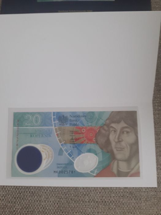 Banknot 20 zł Mikołaj Kopernik