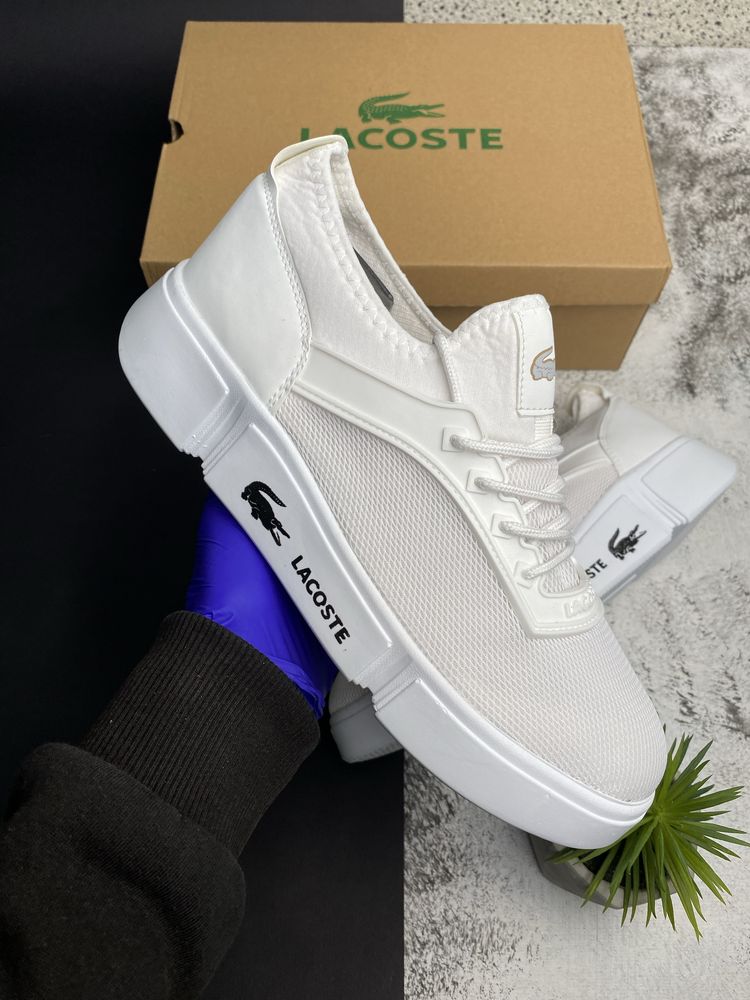 43 (27.5 см) та 44 (28.5 см) Кроссовки Lacoste White