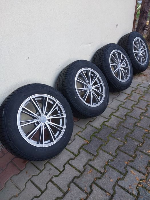 Felgi 16 OZ Envy 5x112 7,5x16 et43 opony zimowe Continental 215/60 r16
