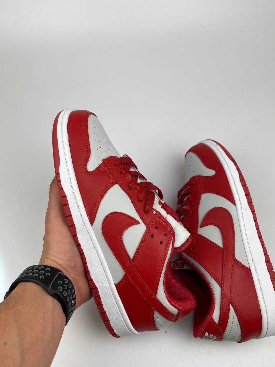 Nike SB Dunk red&white_більше фото у Instagram cros_homeua