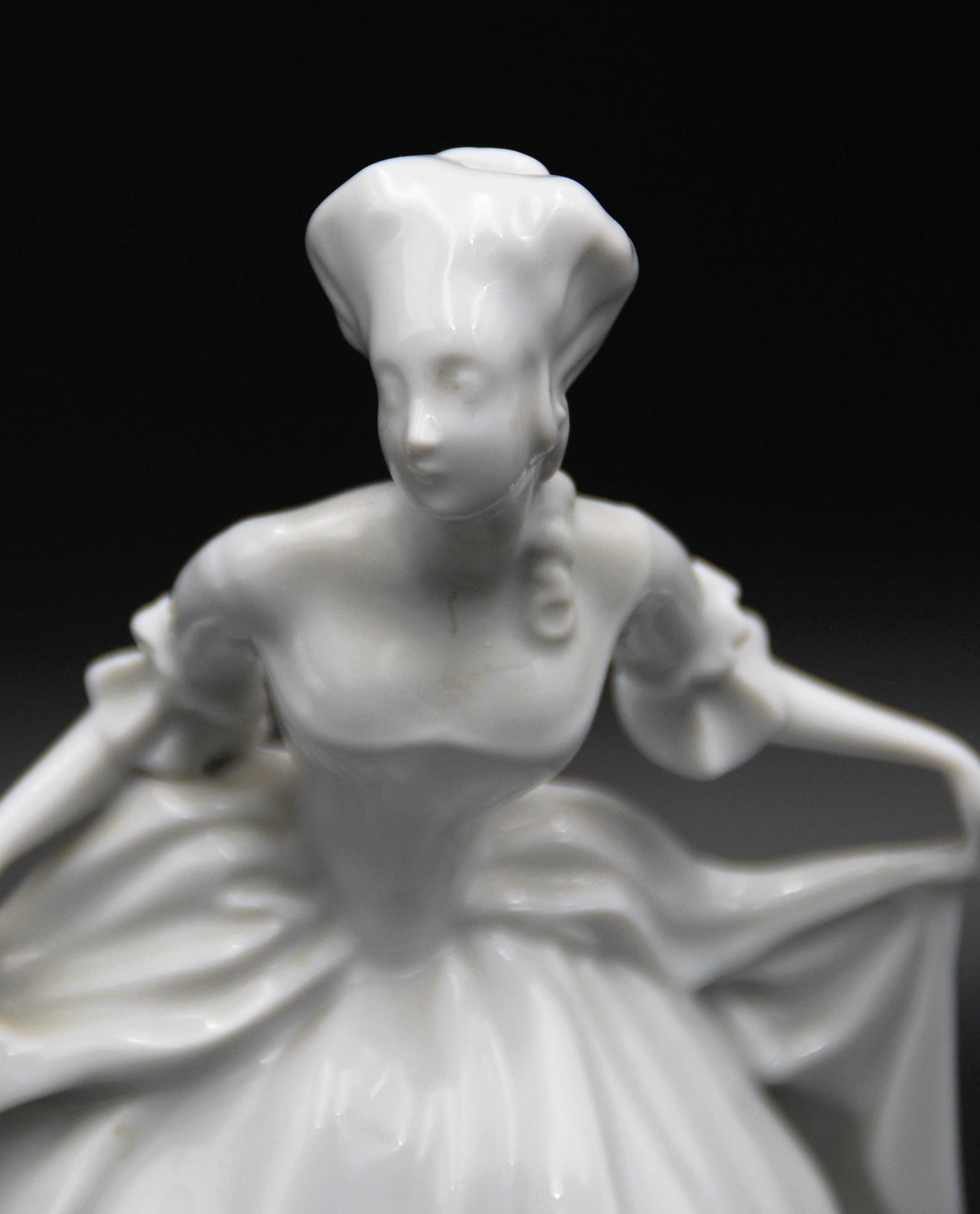 Porcelana Rosenthal figura biedermeierowska dama