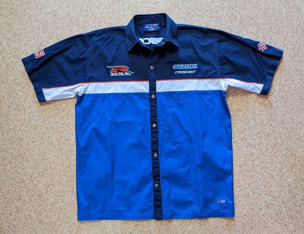 Винтажная рубашка Team Suzuki GSX R