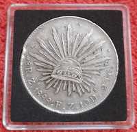Moneta Meksyk - 8 Reales 1888 - srebro 0.903