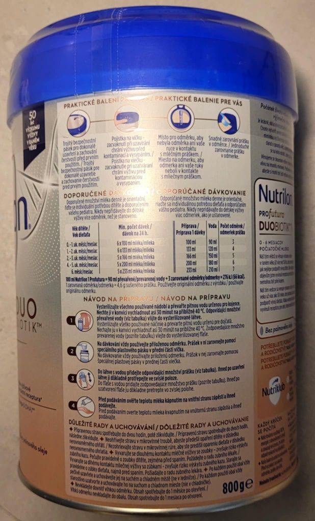 Mleko Bebilon Nutrilon Nowe oryginalne zapakowane Nr 1