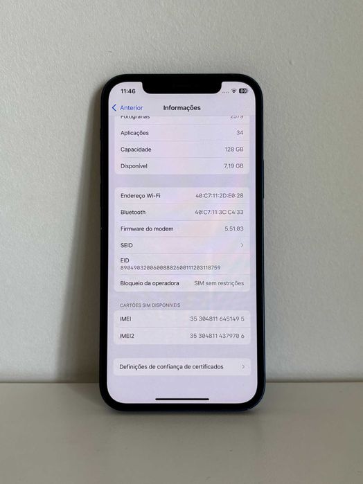 iPhone 12 128GB Azul Escuro