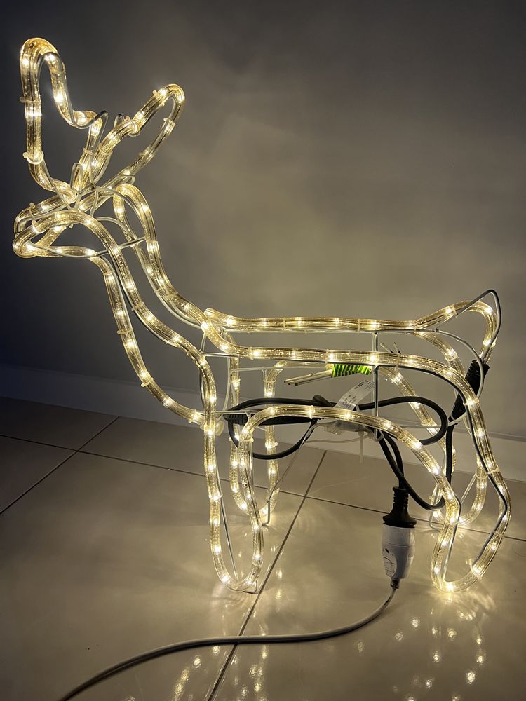 Świąteczny renifer Led