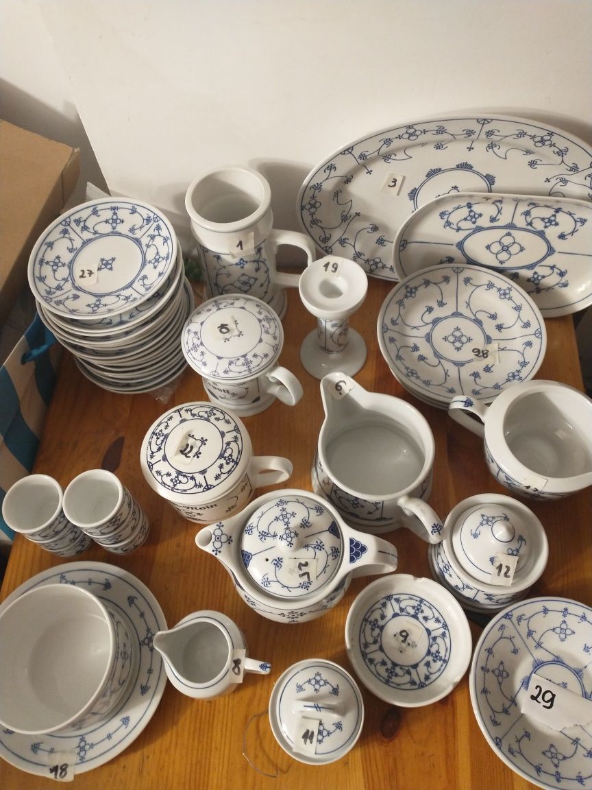 Kolekcja porcelana wzór słomkowy cena za zestaw w/g spisu