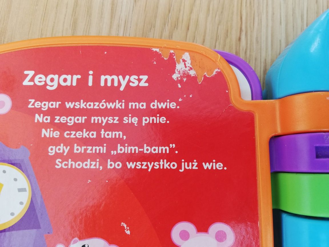 Książka z wierszykami Fisher Price