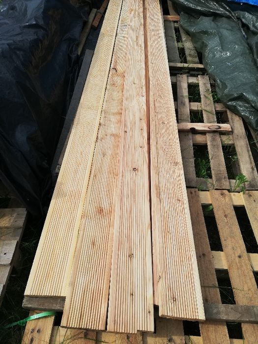 Deska tarasowa modrzewiowa