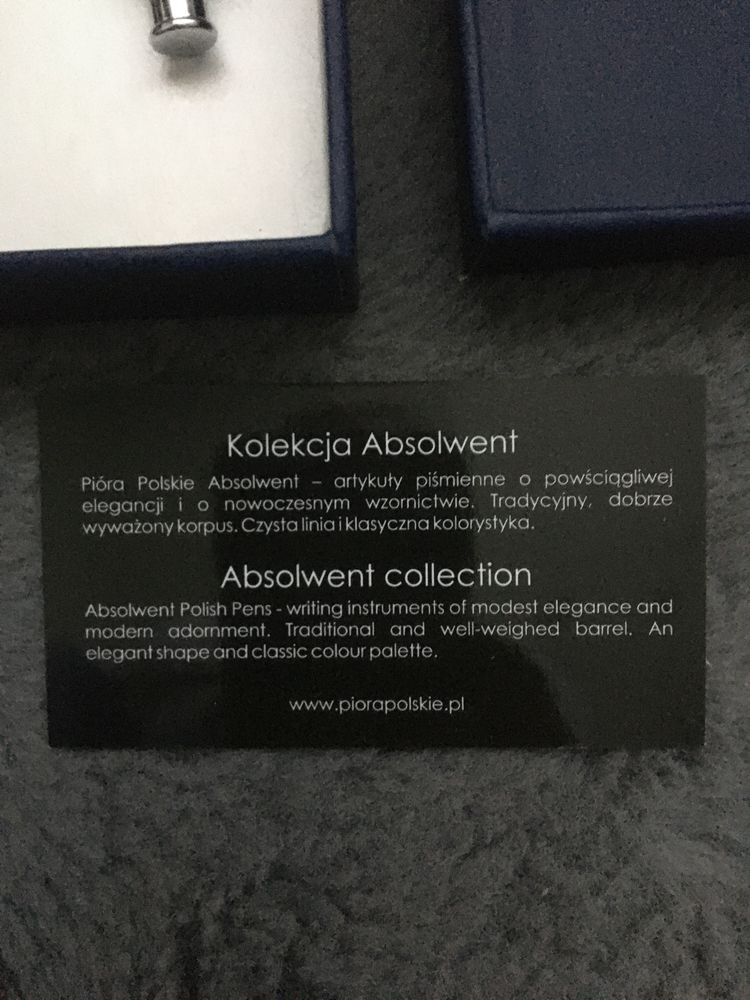 Pióro wieczne firmy Pióra Polskie model Absolwent